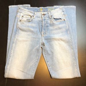 SOLD 7 For All Mankind High Waist Straight Jeans